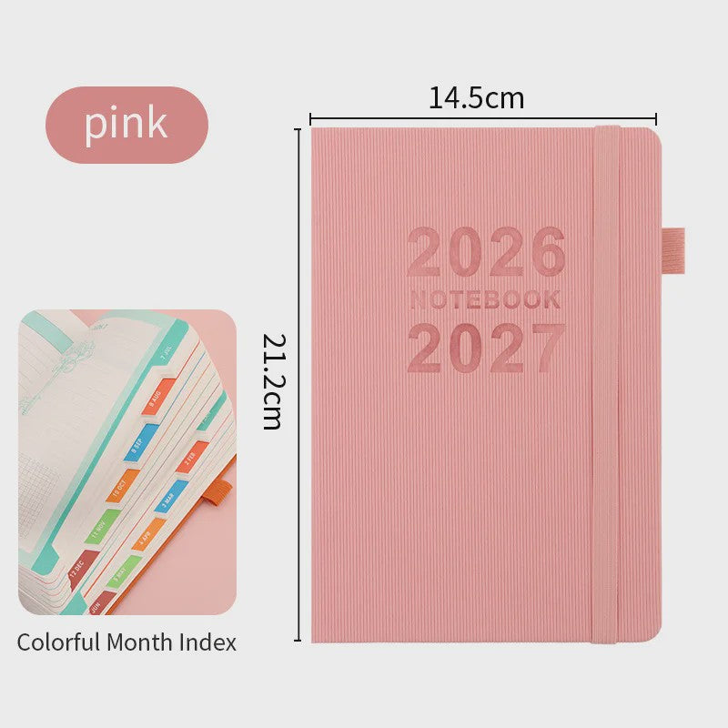 Agenda & Notitieboek 2026-2027: Perfect voor Studenten, Kantoor en Dagelijkse Planning