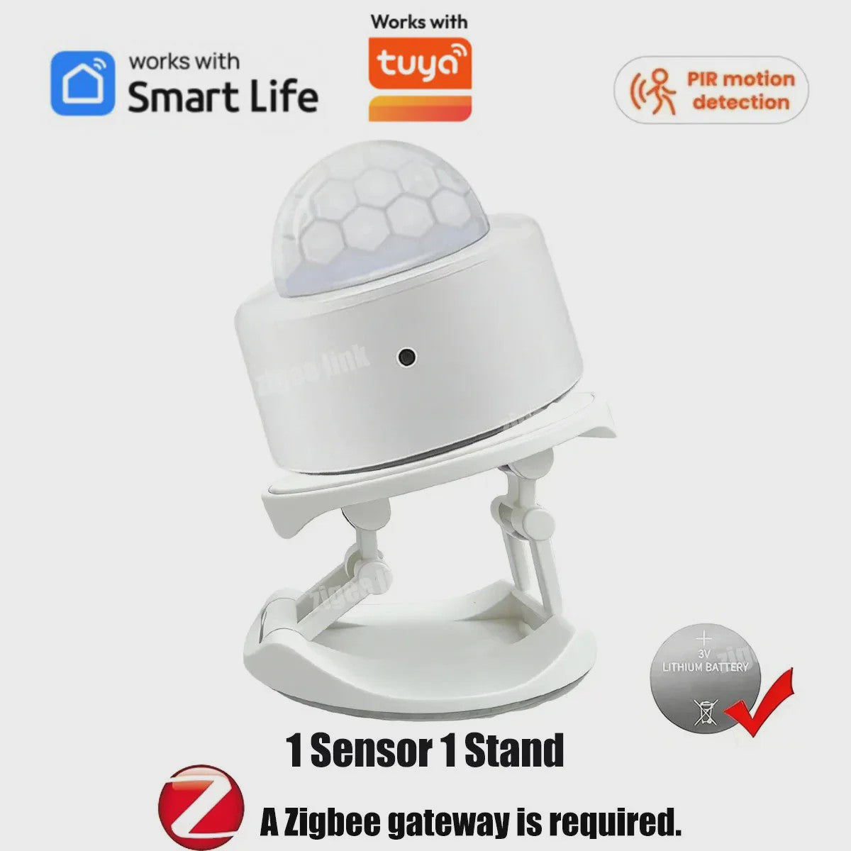 ZigBee PIR Bewegingsmelder - Slimme Home Security met Tuya App