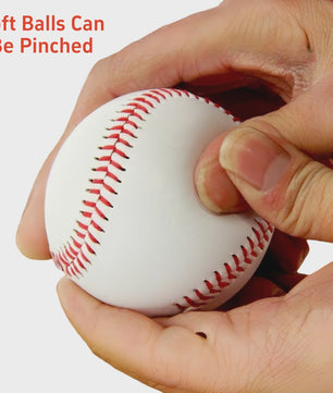Baseball & Softball Trainingsballen - Wit, Set van 1 of meerdere