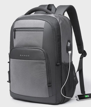 BANGE Waterdichte Laptop Rugzak 15.6 inch met USB Laadpoort - Multifunctioneel voor Reizen, School & Werk