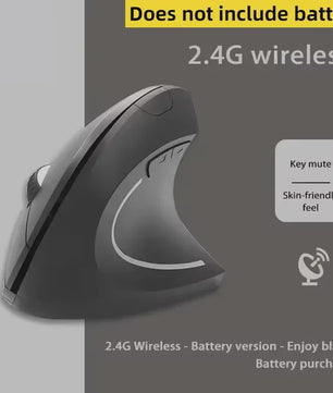 Ergonomische Verticale Draadloze Muis - Oplaadbaar, 2.4Ghz & Bluetooth, Instelbare DPI