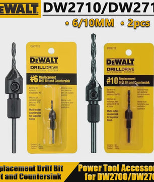 DEWALT DW2710/DW2711/DW2712 Vervangende Boor- en Verzinkset 6/8/10MM