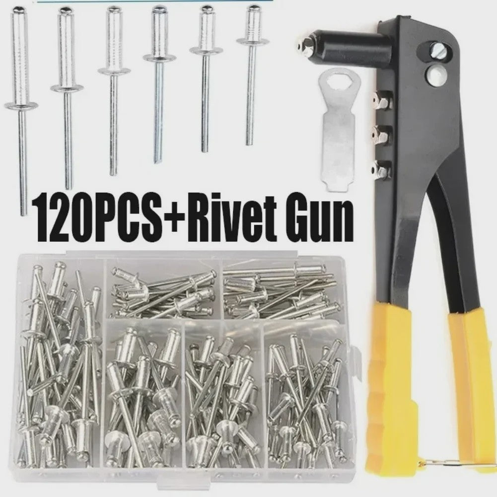 Heavy Duty Handklinknageltang 10 Inch - Professionele Metaal Klinknagel Kit voor Reparatie