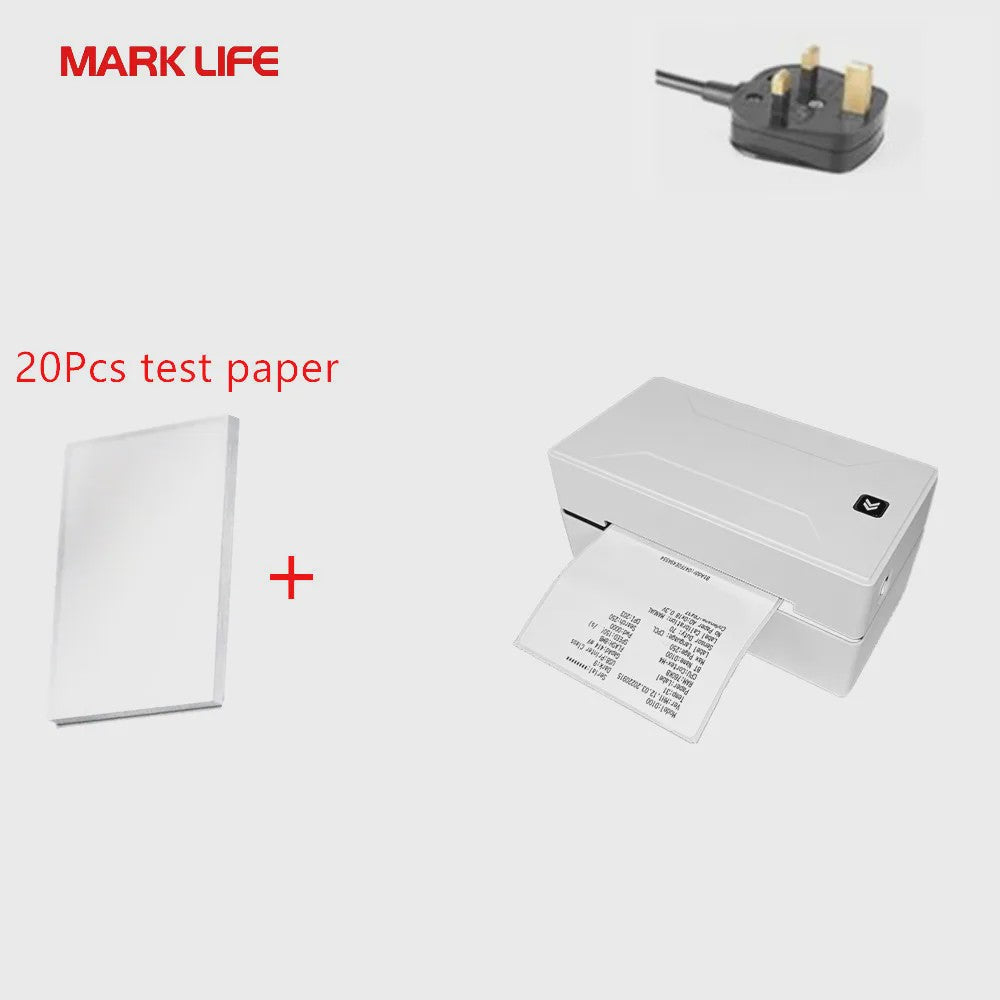 Marklife D100 Thermische Labelprinter: Print Verzending, Barcode & Bedanklabels Vanaf PC/Smartphone