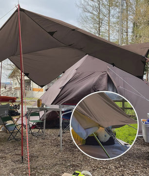 Waterdichte Tarp 3x3m - Veelzijdige Kampeerluifel & Schuilplek