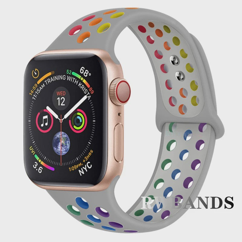 Ademende Sportband voor Apple Watch (38-49mm) - Comfortabele Vervangingsband