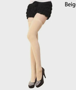 Dames Hoge Sokken Over de Knie - Zwart, Wit & Kleurrijk - Warm & Stijlvol