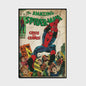 Retro Marvel Spider-Man Poster: Iconische Superheld Kunst voor aan de Muur