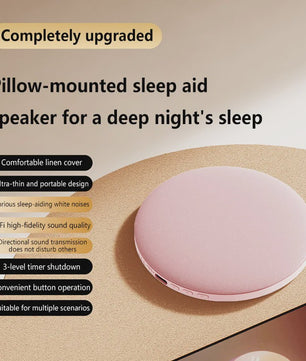 Dunne Bluetooth Slaap Speaker - Draagbaar, HiFi Geluid & Timer