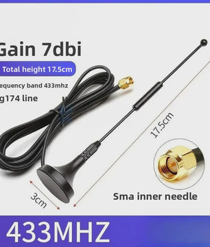 Krachtige Omnidirectionele SMA Antenne 433MHz/470MHz/315MHz met 12dBi Gain en RG174 Kabel