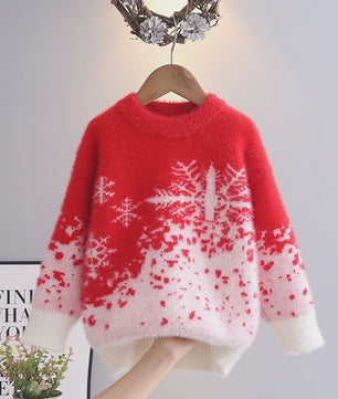Schattige Gebreide Trui voor Meisjes - Elegante Winterkleding voor Kinderen