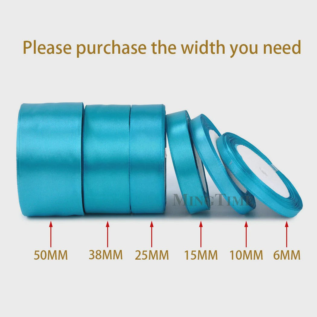 Satijnen Lint 22 Meter - Diverse Breedtes (6mm t/m 50mm) voor Decoratie & Knutselen