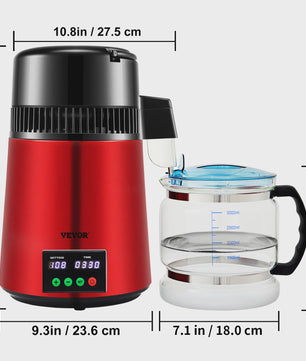 4L Water Distilleerder met Touchscreen - Zuiver en Verfrissend Drinkwater
