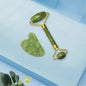 Gua Sha Jade Roller & Schraper Set - Gezichts- en Lichaamsmassage voor Huidverbetering