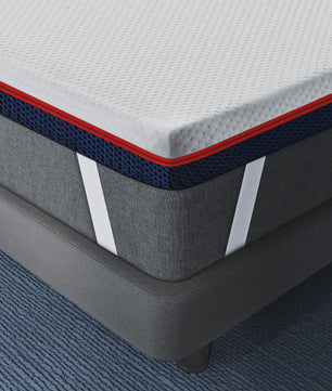 Inre 8cm Traagschuim Matrasoplegger - Comfortabel, Ademend & Hypoallergeen met Wasbare Hoes