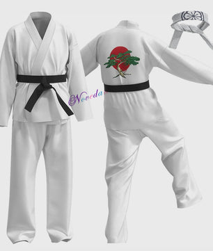 Cobra Kai Karatepak Kinderen & Volwassenen - Cosplay Kostuum met Hoofdband