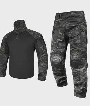 Tactisch Uniform Set: G3 Combat Shirt & Cargo Broek met Kniebeschermers - Heren