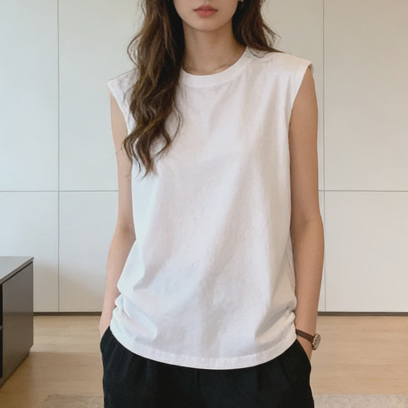 Zomer Tanktop Dames - Mouwloos Basic Vest T-shirt