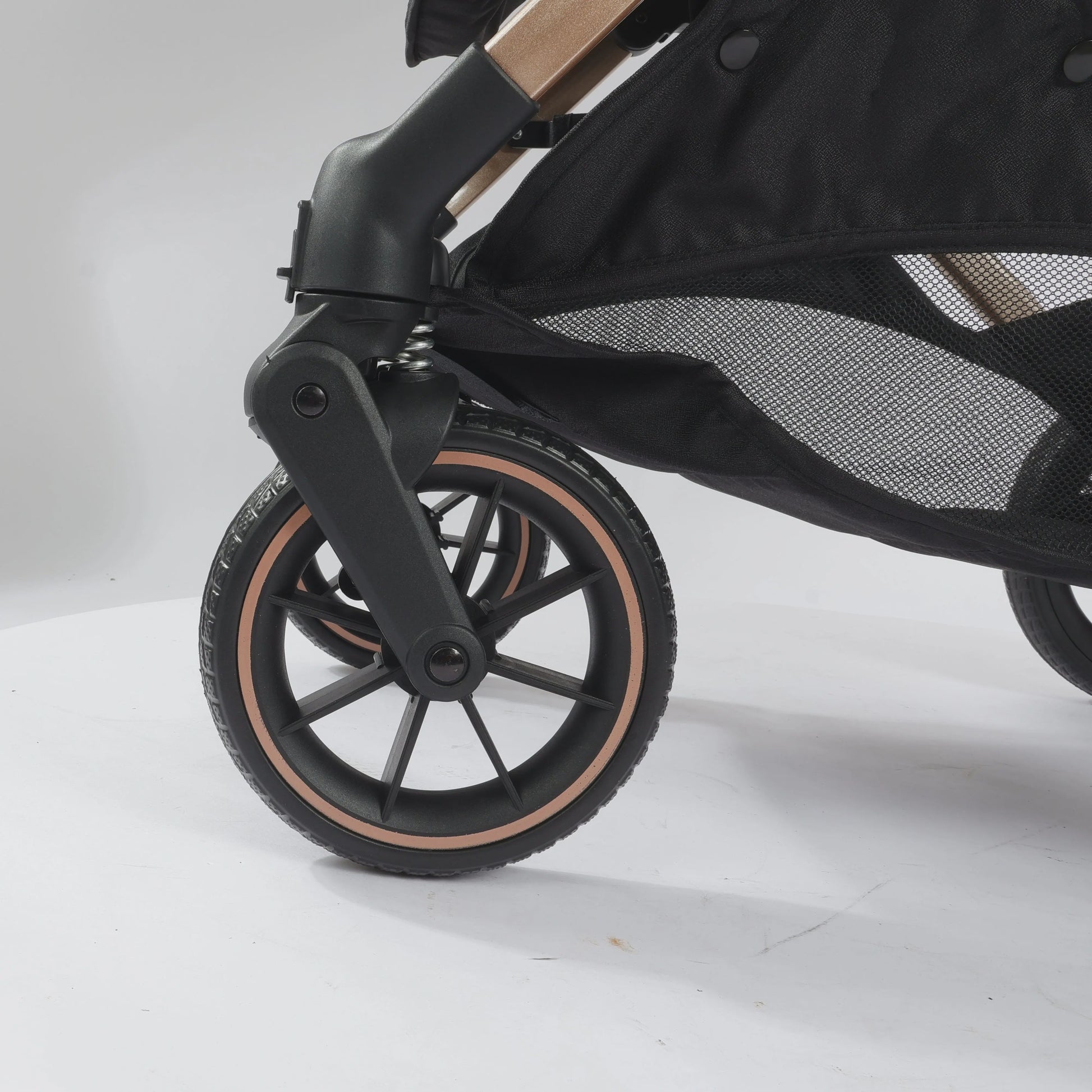 Lichtgewicht Opvouwbare Kinderwagen met Verstelbare Zitting & 4-Wiel Schokabsorptie