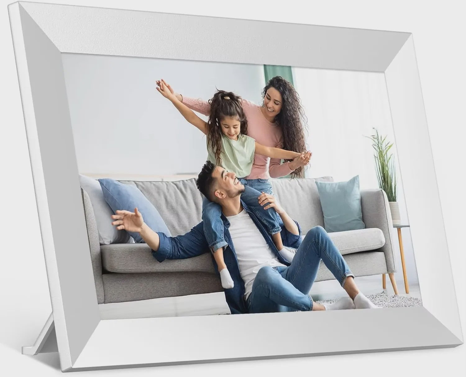 Frameo Smart WiFi Digitale Fotolijst 10.1 Inch HD Touchscreen met 32GB/64GB Opslag en Wandmontage