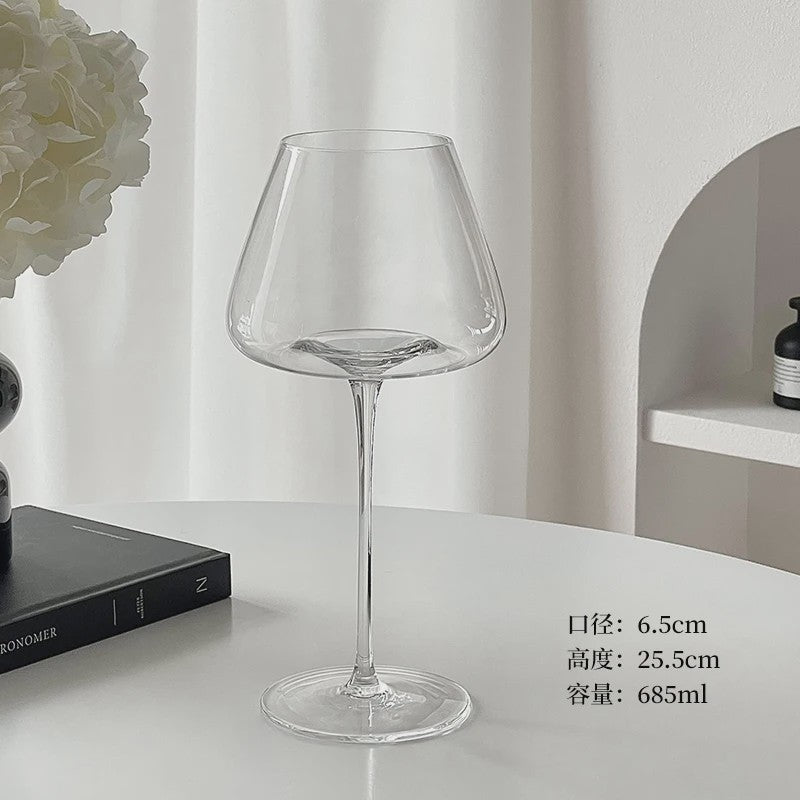 Luxe Grote Wijnglas met Grote Buik - Kristalglas voor Rode Wijn - Europees Design
