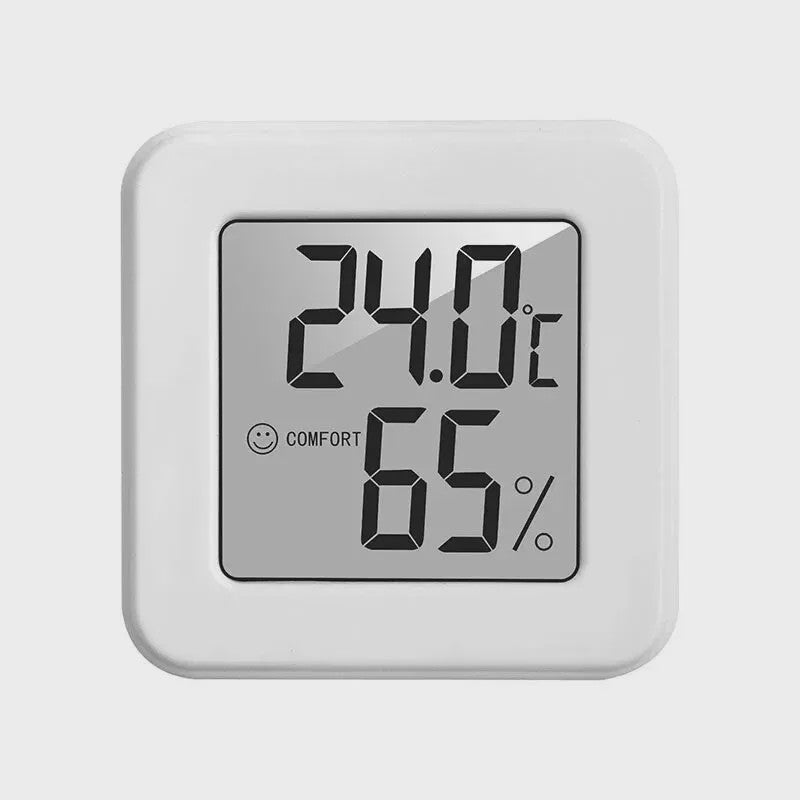 Compacte Digitale Thermometer en Hygrometer - Meet Temperatuur & Vochtigheid Binnenshuis