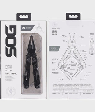 SOG PowerAccess Deluxe 21-in-1 Professioneel Multitool met Schede