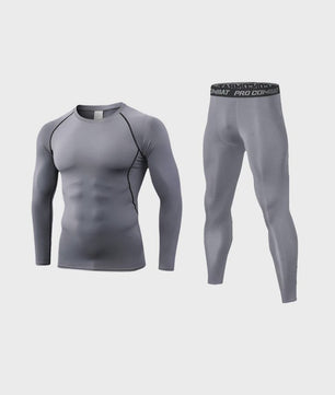 Heren Compressie Sportkleding Set - Trainingspak voor Fitness, Yoga & Jogging