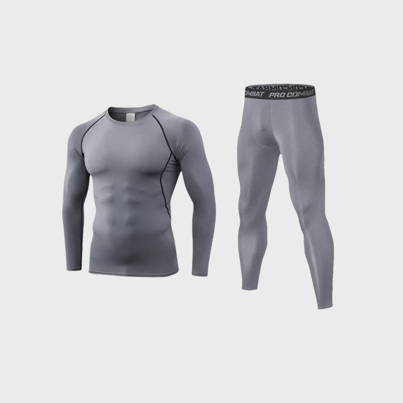 Heren Compressie Sportkleding Set - Trainingspak voor Fitness, Yoga & Jogging