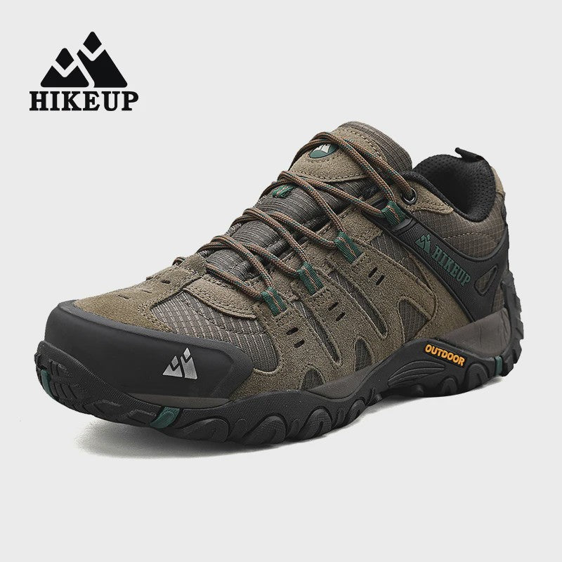 HIKEUP Heren Wandelschoenen - Suede Leer, Outdoor & Slijtvast