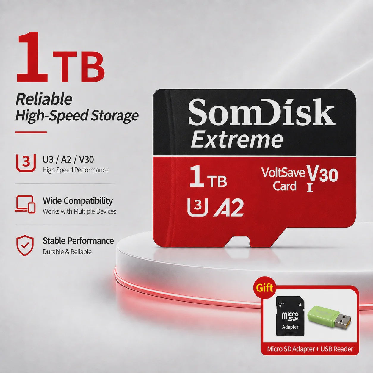 Snelle Micro SD Kaarten (128GB/256GB/512GB) voor Drone, Dash Cam & Tablet - Hoge Capaciteit