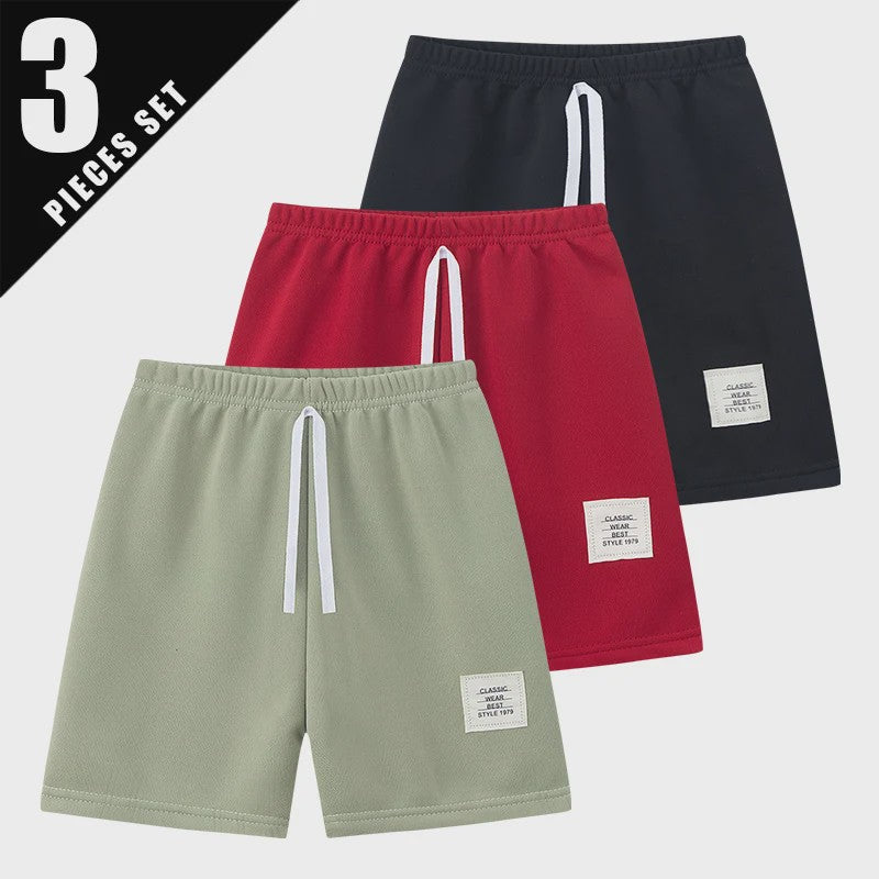 Comfortabele Kinder Shorts met Trekkoord en Elastische Taille - Jongens & Meisjes Casual Broekjes