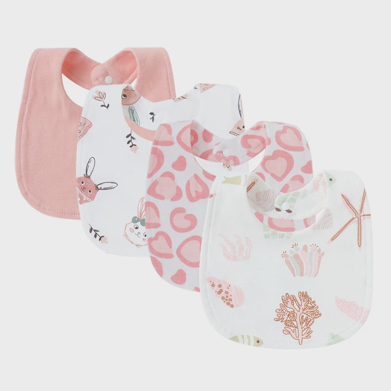4-delige Baby Slab set met Cartoon Prints - Katoen - Voor Jongens & Meisjes