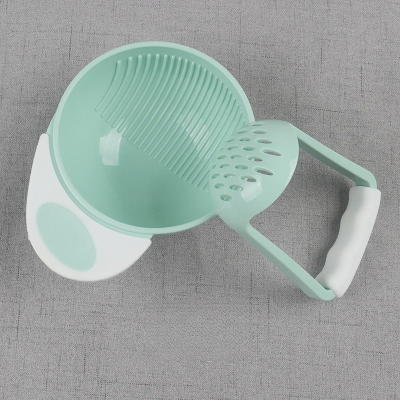 Baby Voedselbereidingsset: Handmatige Puree Maker & Rasp Kom