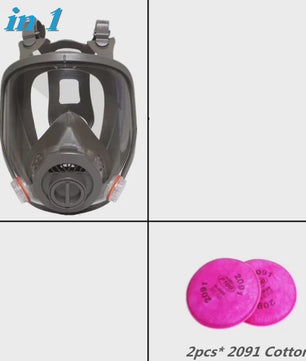 Professioneel Gasmasker 6800 - Volledig Gelaatsmasker met Verwisselbaar Filter voor Industrieel Gebruik