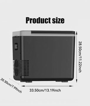Draagbare Mini Koelkast 10L - 12V Auto & 220V Huis - Koelen & Verwarmen