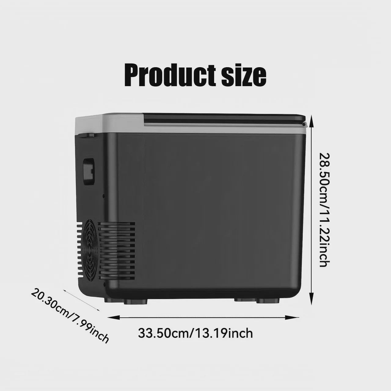 Draagbare Mini Koelkast 10L - 12V Auto & 220V Huis - Koelen & Verwarmen
