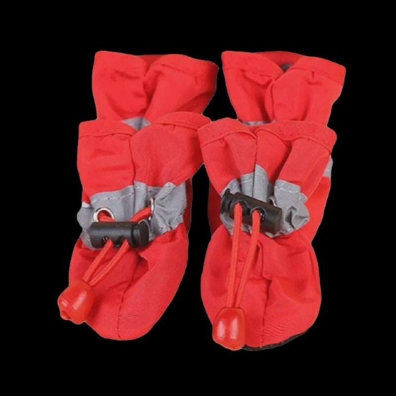 Waterdichte Hondenschoenen (4 stuks) - Anti-slip Schoenjes voor Kleine Honden en Katten