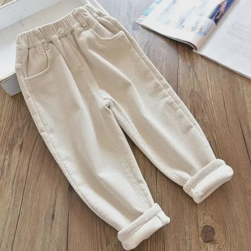 Warme Corduroy Broek Kinderen - Herfst/Winter Casual & Sportief