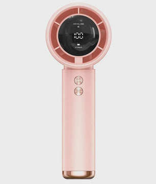 Draagbare Mini Ventilator met LED Display - 5 Snelheden, USB Oplaadbaar