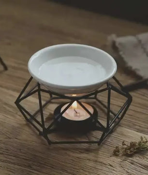 Sfeervolle Aroma Brander & Kaarsenhouder - Mozaïek Design voor Romantische Sfeer
