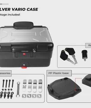 Universele Motor Topcase 40L - Waterdichte Bagagekoffer voor BMW en andere motoren