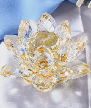 Kristallen Lotusbloem Decoratie - Feng Shui Sieraad & Uniek Cadeau