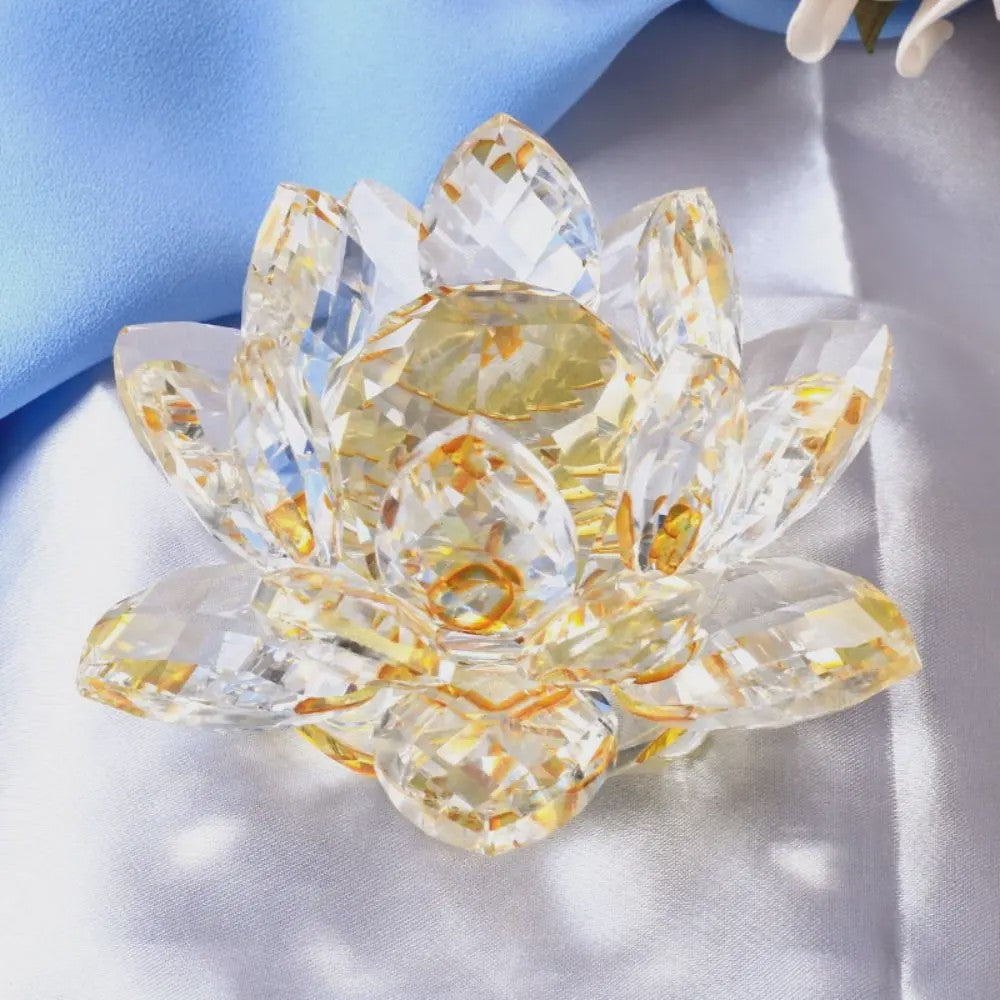 Kristallen Lotusbloem Decoratie - Feng Shui Sieraad & Uniek Cadeau