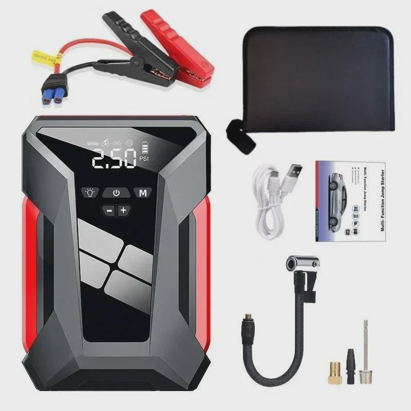 DWiusty 12000mAh Powerbank & Auto Start Booster: Start Benzine/Diesel Auto's Direct & Noodstroom
