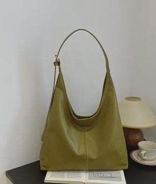 Ruime Vintage Hobo Tas Dames - Stijlvolle Schoudertas voor Dagelijks Gebruik
