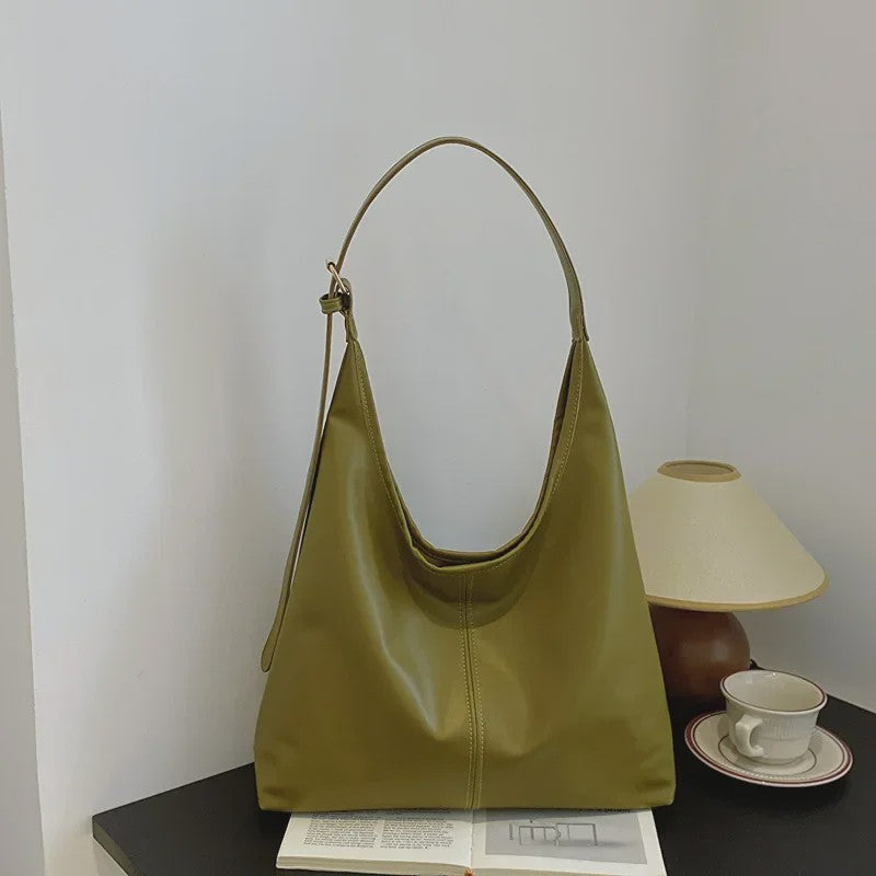 Ruime Vintage Hobo Tas Dames - Stijlvolle Schoudertas voor Dagelijks Gebruik