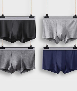 Heren Boxershorts 4-Pack - Ademend, Comfortabel en Plus Size Ondergoed