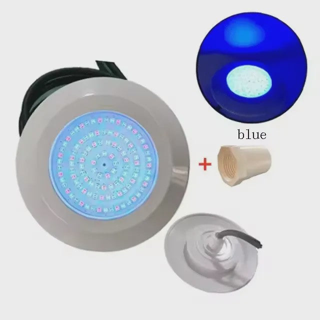Waterdichte LED Zwembadverlichting 12W - Meerkleurig & Dimmable Onderwater Spotlight DC12V