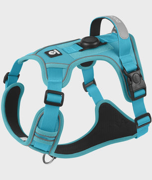 Honden Tuigje met AirTag Houder - Anti-Trek, Reflecterend & Waterdicht Vest voor Kleine/Middelgrote Honden